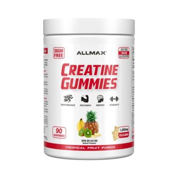 Allmax Nutrition Creatine Gummies 90 Gummies Tropical Fruit Punch