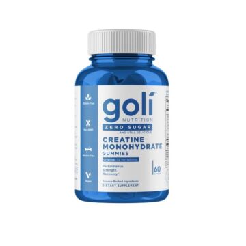 Goli Nutrition Monohydrate Creatine Gummies Zero Sugar 60 Gummies