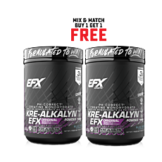 EFX Sports Kre-Alkalyn 500g Buy 1 Get 1 Free