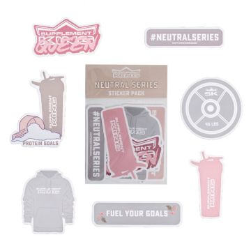 Supplement King Neutral Series Sticker Pack