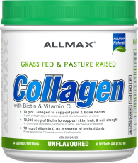 Allmax Naturals Collagen with Biotin & Vitamin C 44 Servings Unflavoured