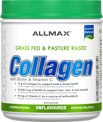 Allmax Naturals Collagen with Biotin & Vitamin C 44 Servings Unflavoured