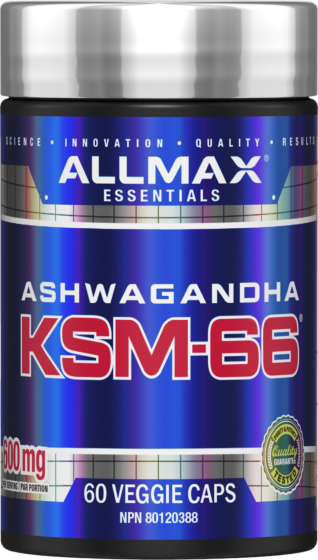 Allmax Nutrition KSM-66 Ashwagandha 60 Capsules