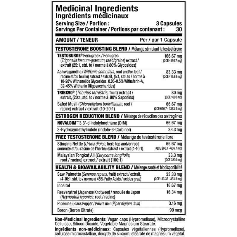 Testofx Label Allmax Nutrition TestoFX Extreme 90 Capsules | Supplement King